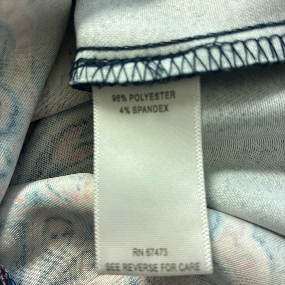 Taylor Navy Blue Mini Dress with Pink Medallion Print - Picture 9 of 9